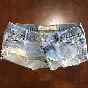 Hollister Destroyed Jean Shorts